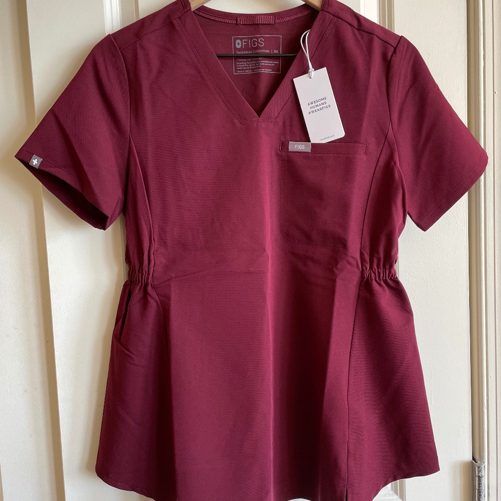 Figs Maternity Octavia Scrub Top
